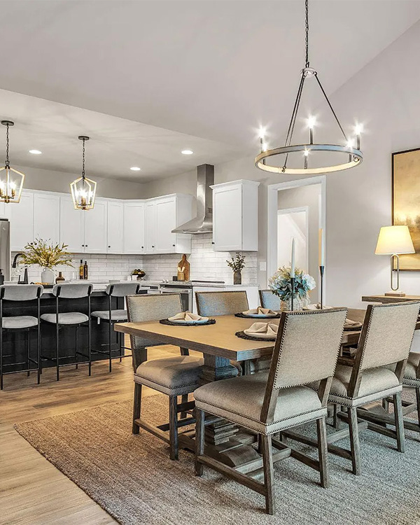 Beautifully remodeled kitchen with modern finishes and custom cabinetry by Yingst Building Group