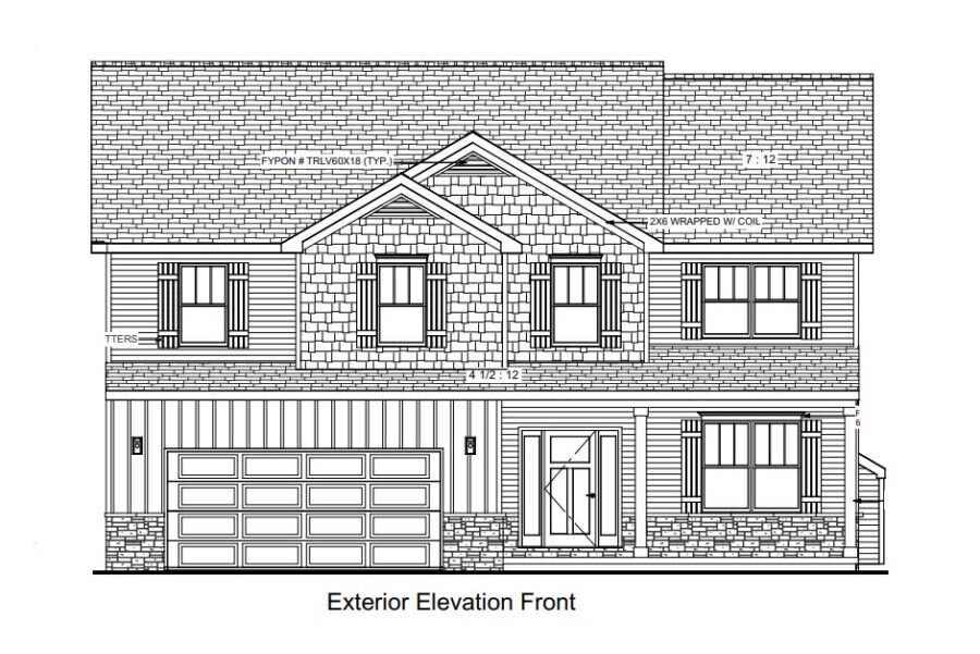 Lot 183 Front Elevation